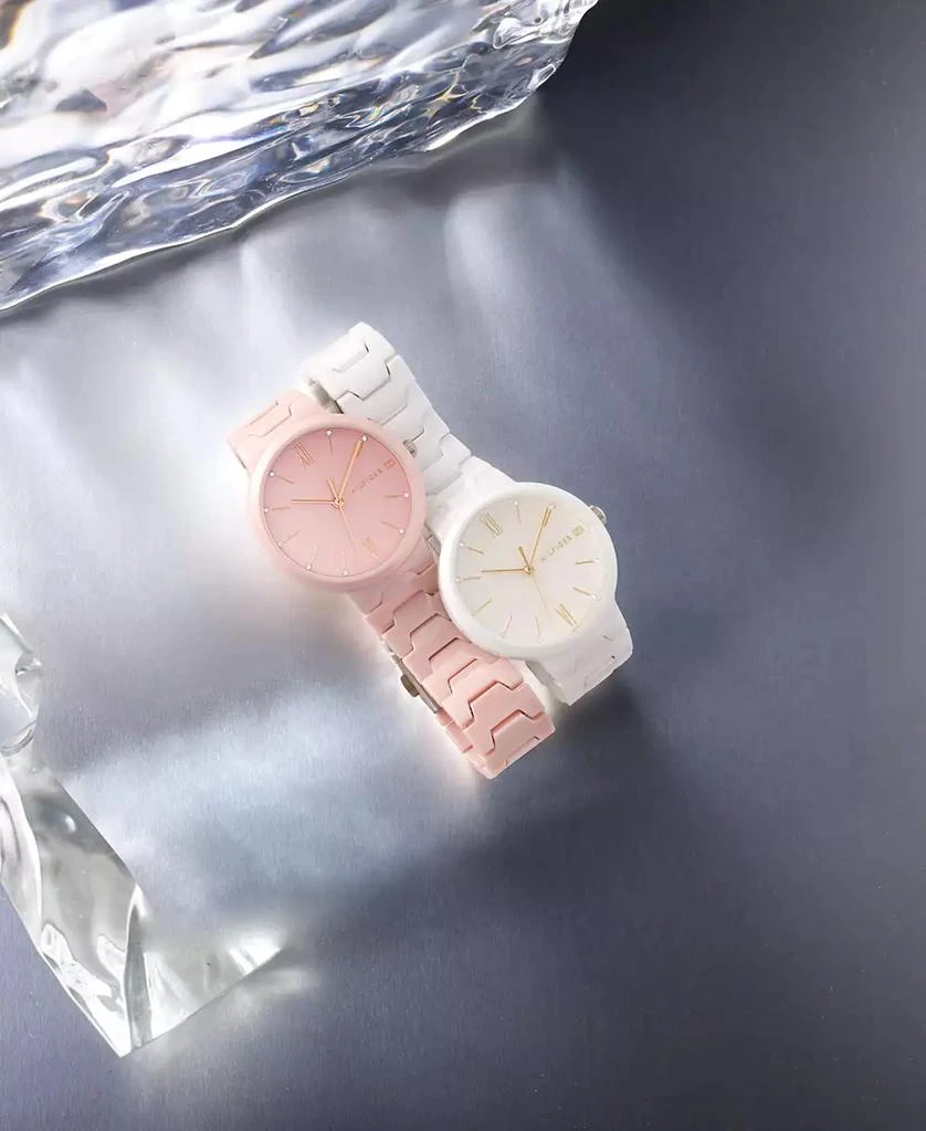 商品Tommy Hilfiger|Women's Blush Ceramic Bracelet Watch 36mm,价格¥973,第2张图片详细描述