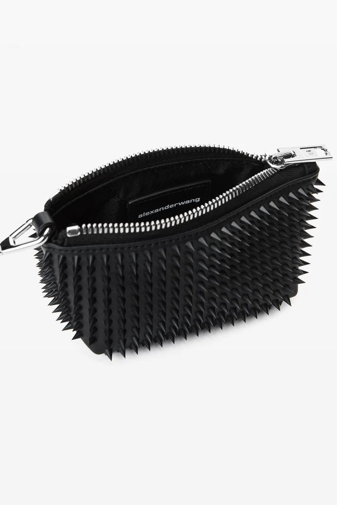 商品Alexander Wang|coin purse in rubberized spikes,价格¥1133,第2张图片详细描述