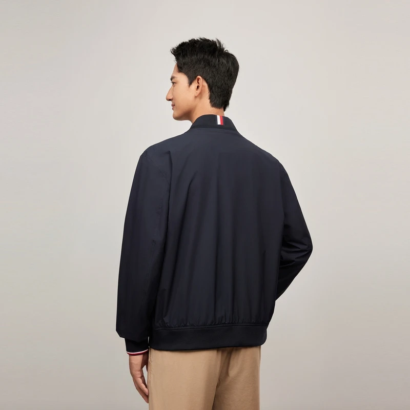 商品[国内直发] Tommy Hilfiger|商务休闲运动棒球服飞行员外套夹克 男款,价格¥996,第5张图片详细描述