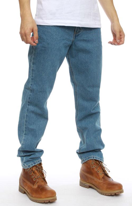 (B18) Straight/Traditional Fit Tapered Leg Jeans - Stonewash商品第3张图片规格展示