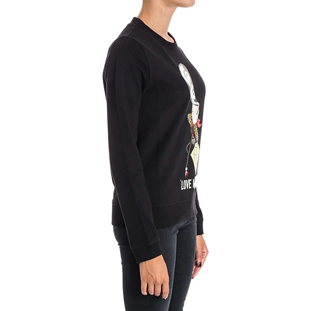 MOSCHINO 黑色女士卫衣/帽衫 W631303-E1861-C74 商品