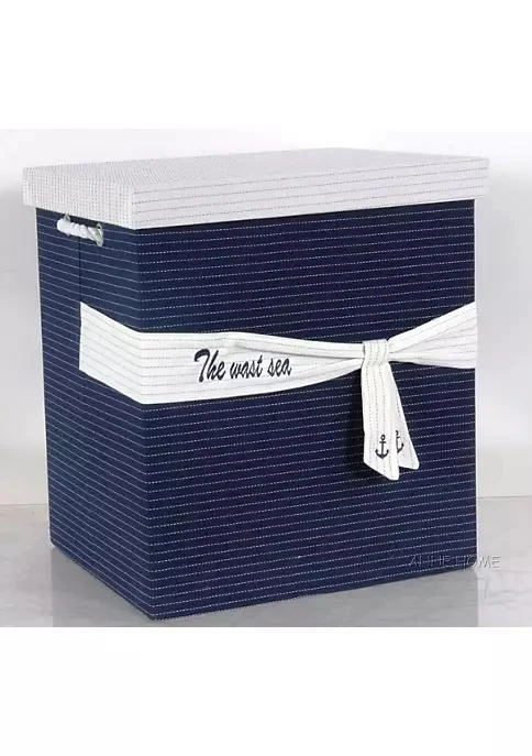 商品belk|Modern Handicrafts Home Decorative Blue Fabric Basket With Bow Decoration Set Of 5,价格¥1247,第3张图片详细描述