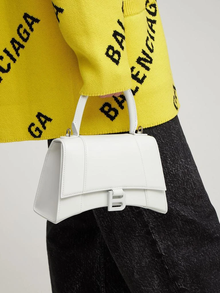 商品Balenciaga|Small Hourglass Smooth Leather Bag,价格¥21836,第2张图片详细描述