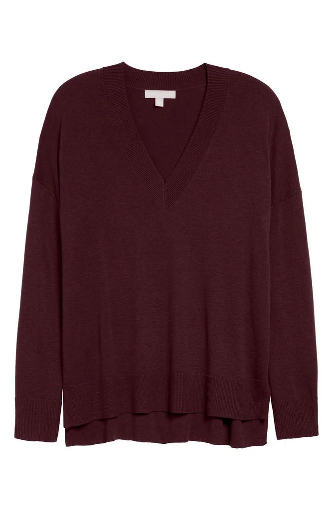 商品Chelsea28|Oversize V-Neck High/Low Sweater,价格¥75,第5张图片详细描述