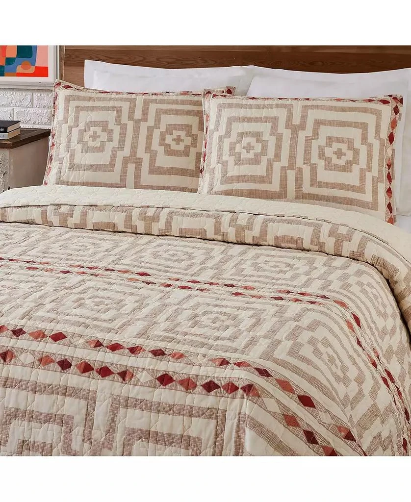 商品Justina Blakeney|Hypnotic Geometric 3-Pc Quilt Set,价格¥453,第5张图片详细描述