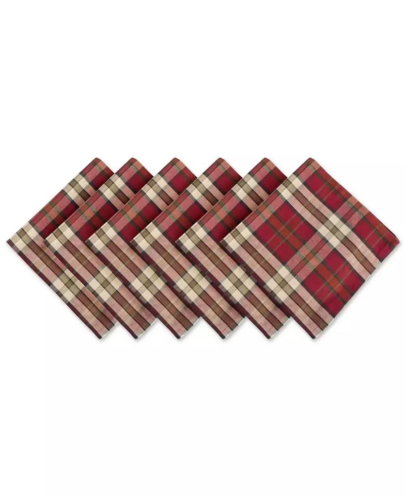 商品Design Imports|Campfire Plaid Napkin, Set of 6,价格¥163,第2张图片详细描述