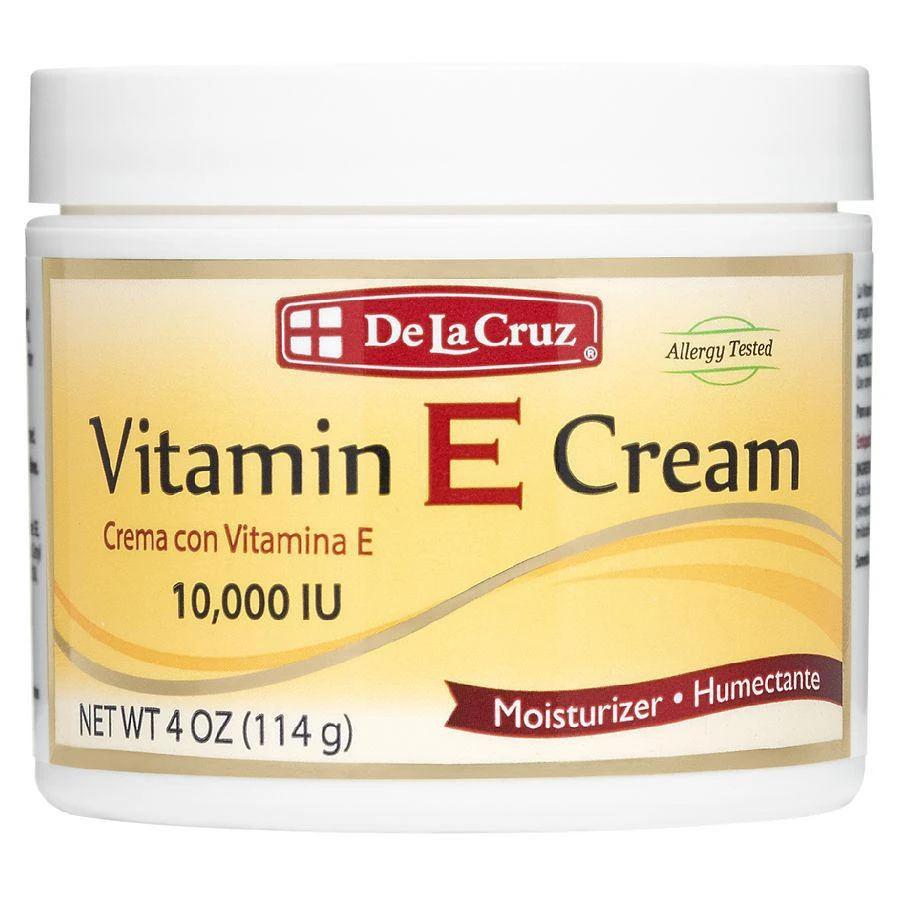 商品De La Cruz|Vitamin E Cream 10,000 IU Moisturizer for Face and Neck,价格¥53,第1张图片