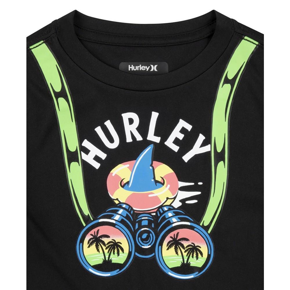 商品Hurley|Toddler Boys Shark Patrol Short Sleeve Top and Shorts Swim Set, 2 Piece,价格¥232,第7张图片详细描述