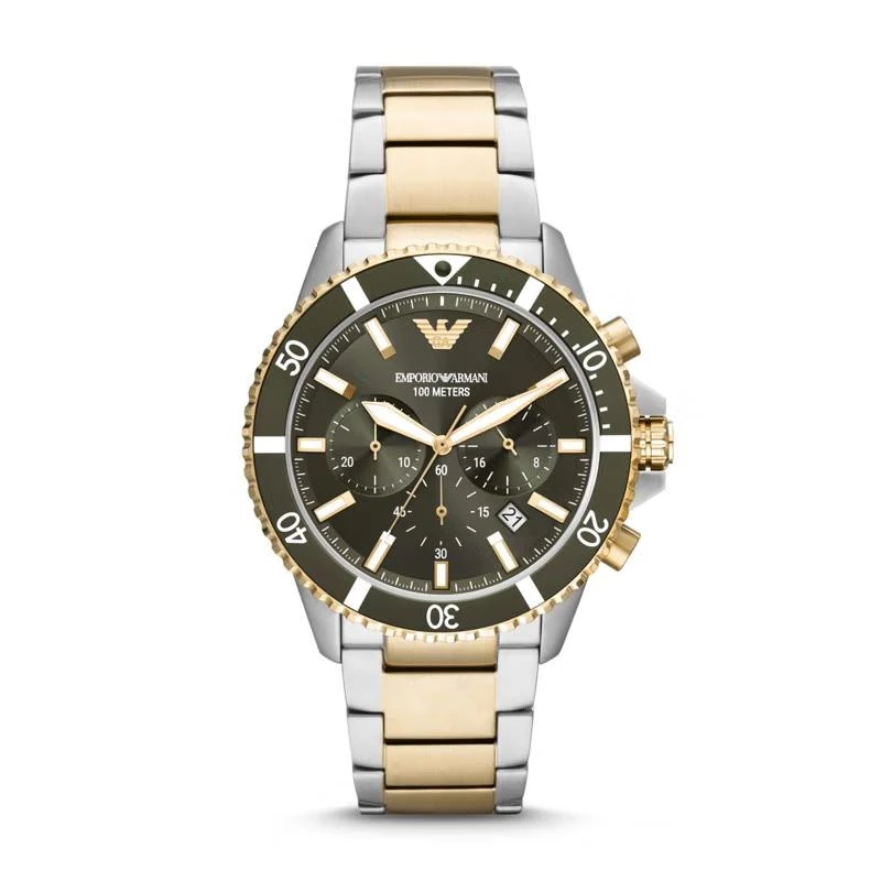 商品[国内直发] Emporio Armani|ARMANI阿玛尼手表欧美时尚运动防水钢带计时男表AR11361,价格¥1988,第1张图片