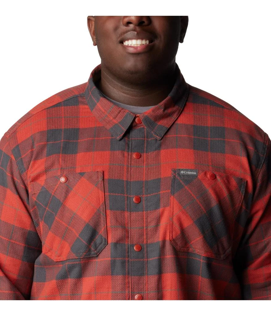 商品Columbia|Big & Tall Cornell Woods™ Fleece Lined Shirt Jacket,价格¥250,第3张图片详细描述