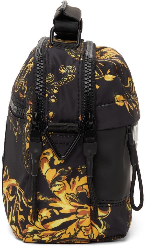 商品Versace|Black & Gold Logo Messenger Bag,价格¥1571,第7张图片详细描述