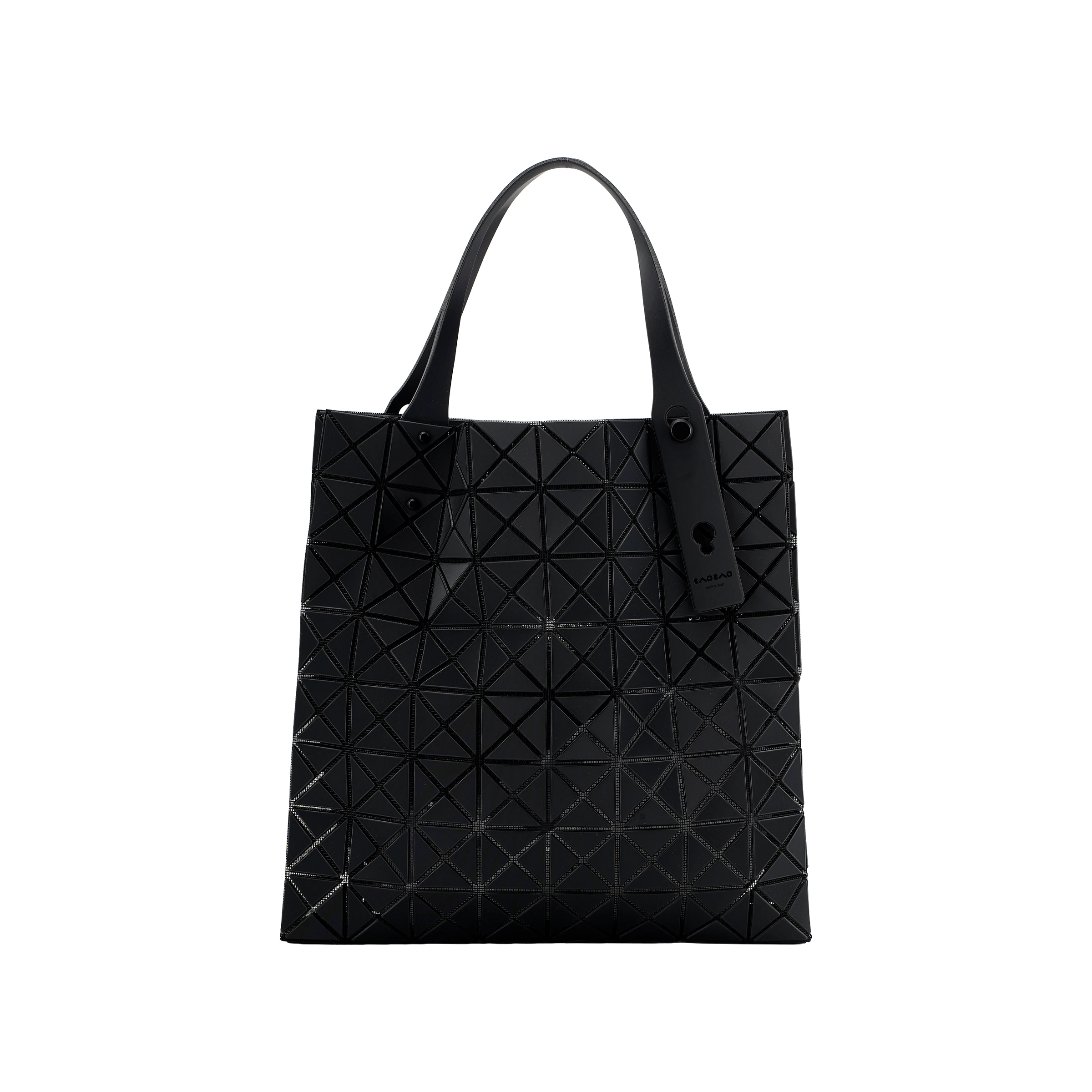 商品[国内直发] Issey Miyake|三宅一生 Prism 四月限定纯色简约金属质感 聚酯纤维 托特包Tote包购物袋手提包 女款 黑色,价格¥3926,第5张图片详细描述