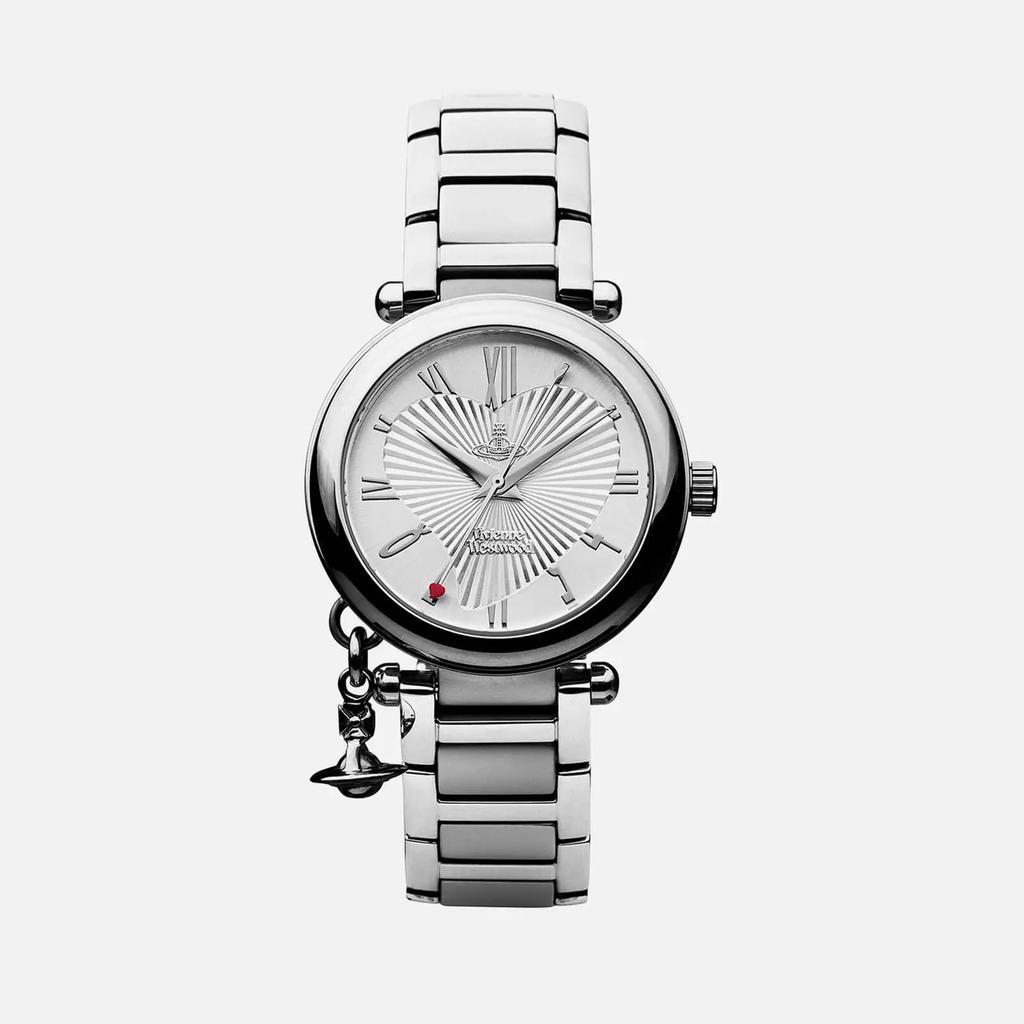 商品Vivienne Westwood|Vivienne Westwood Women's Orb Watch - White,价格¥1888,第1张图片
