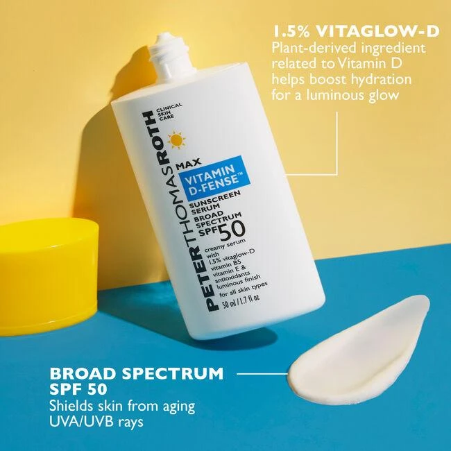 商品Peter Thomas Roth|Max Vitamin D-Fense™ Sunscreen Serum Broad Spectrum SPF 50,价格¥319,第4张图片详细描述