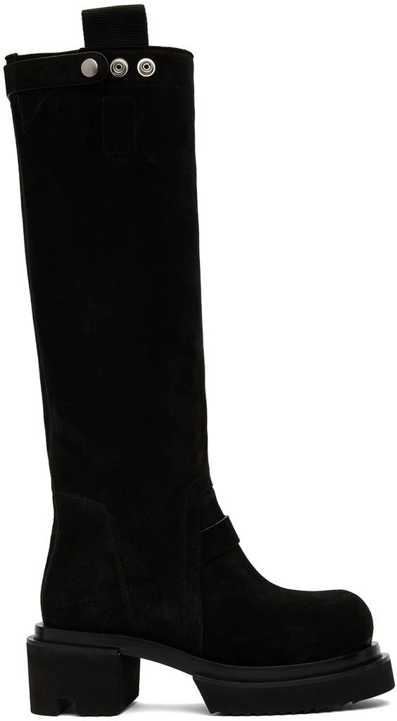 商品Rick Owens|Black Pull On Bogun Boots,价格¥8513,第1张图片