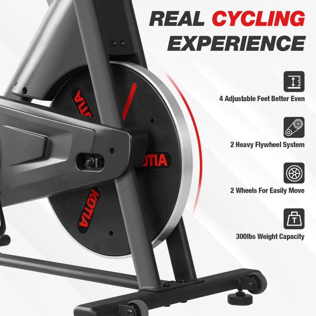 商品Simplie Fun|Stationary Bike 4D Adjustment Seat Spin Exercise Bikes,价格¥2275,第5张图片详细描述