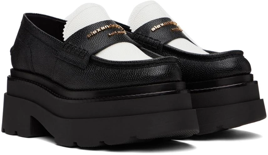 商品Alexander Wang|Black & White Carter Loafers,价格¥3409,第4张图片详细描述