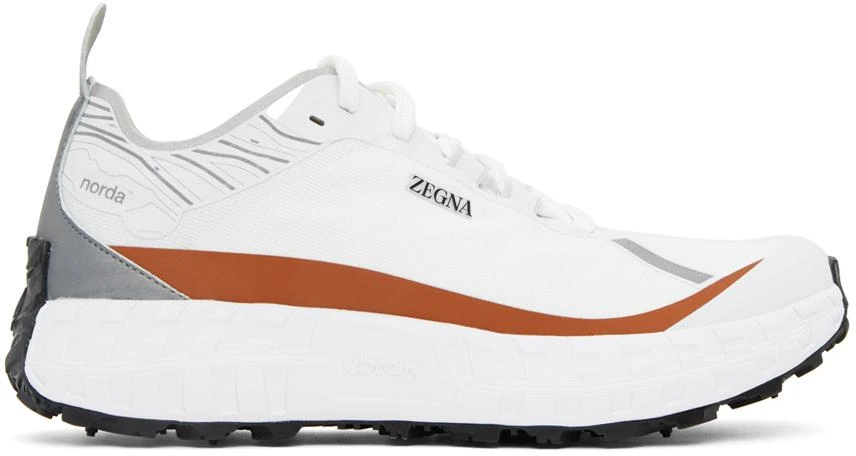 商品Zegna|White norda Edition Sneakers,价格¥2549,第1张图片