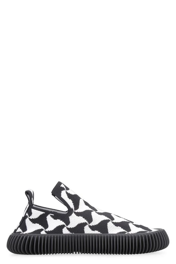 商品Bottega Veneta|BOTTEGA VENETA WAVY TRIANGLE SLIP-ON SNEAKERS,价格¥1787,第1张图片