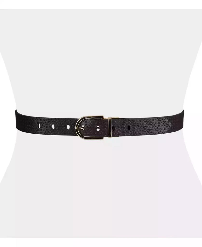 商品Calvin Klein|Women's Embossed Casual Reversible Belt,价格¥356,第2张图片详细描述