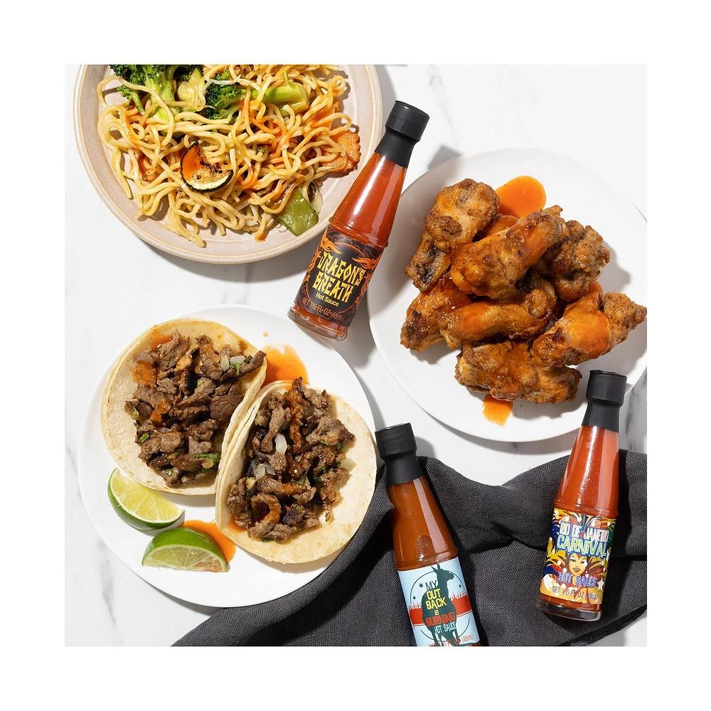 商品Thoughtfully|Gourmet, World Traveler Hot Sauce Collection, Set of 14,价格¥410,第2张图片详细描述
