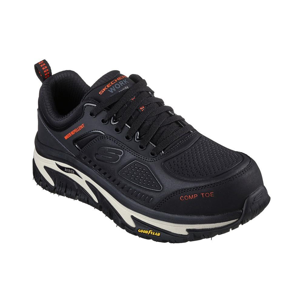 商品SKECHERS|Men's Work- Arch Fit Road Walker - Raylan Work Sneakers from Finish Line,价格¥789,第1张图片