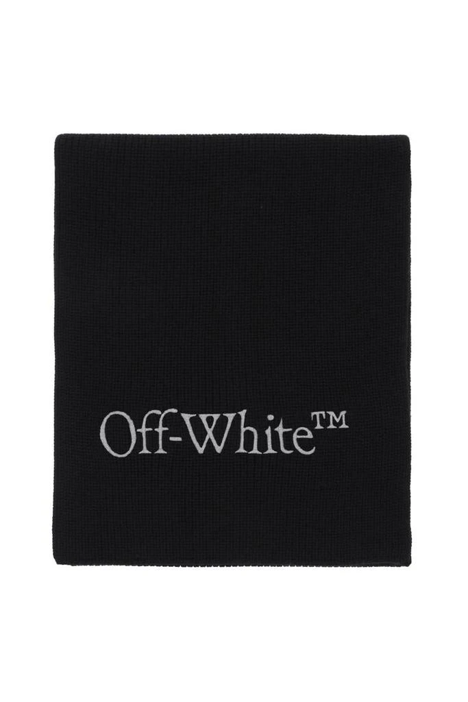 商品Off-White|Off-white wool scarf with logo embroidery,价格¥2192,第1张图片