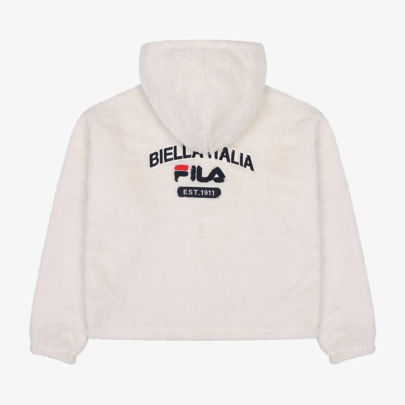 【享贝家】FILA 新款Crema Boa女士连帽卫衣FS2POC4152F-CRM 商品