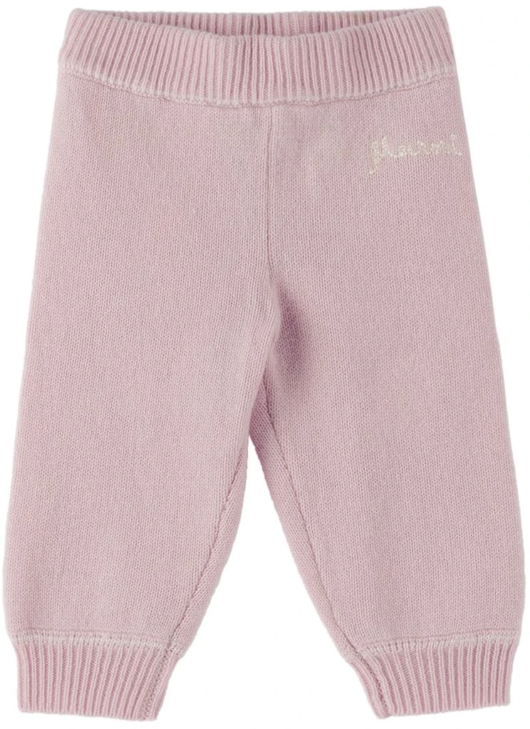 商品Marni|Baby Pink Logo Lounge Pants,价格¥783,第1张图片