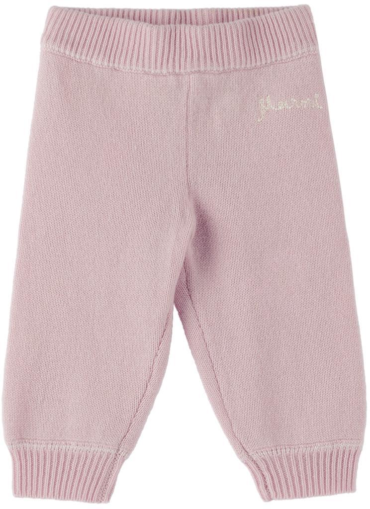商品Marni|Baby Pink Logo Lounge Pants,价格¥1065,第1张图片