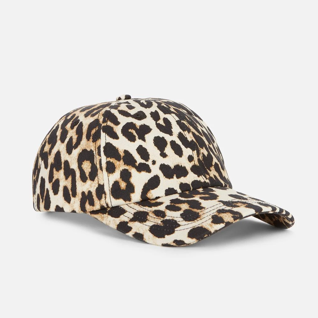 商品Ganni|Ganni Women's Organic Cotton Cap - Leopard,价格¥384,第3张图片详细描述