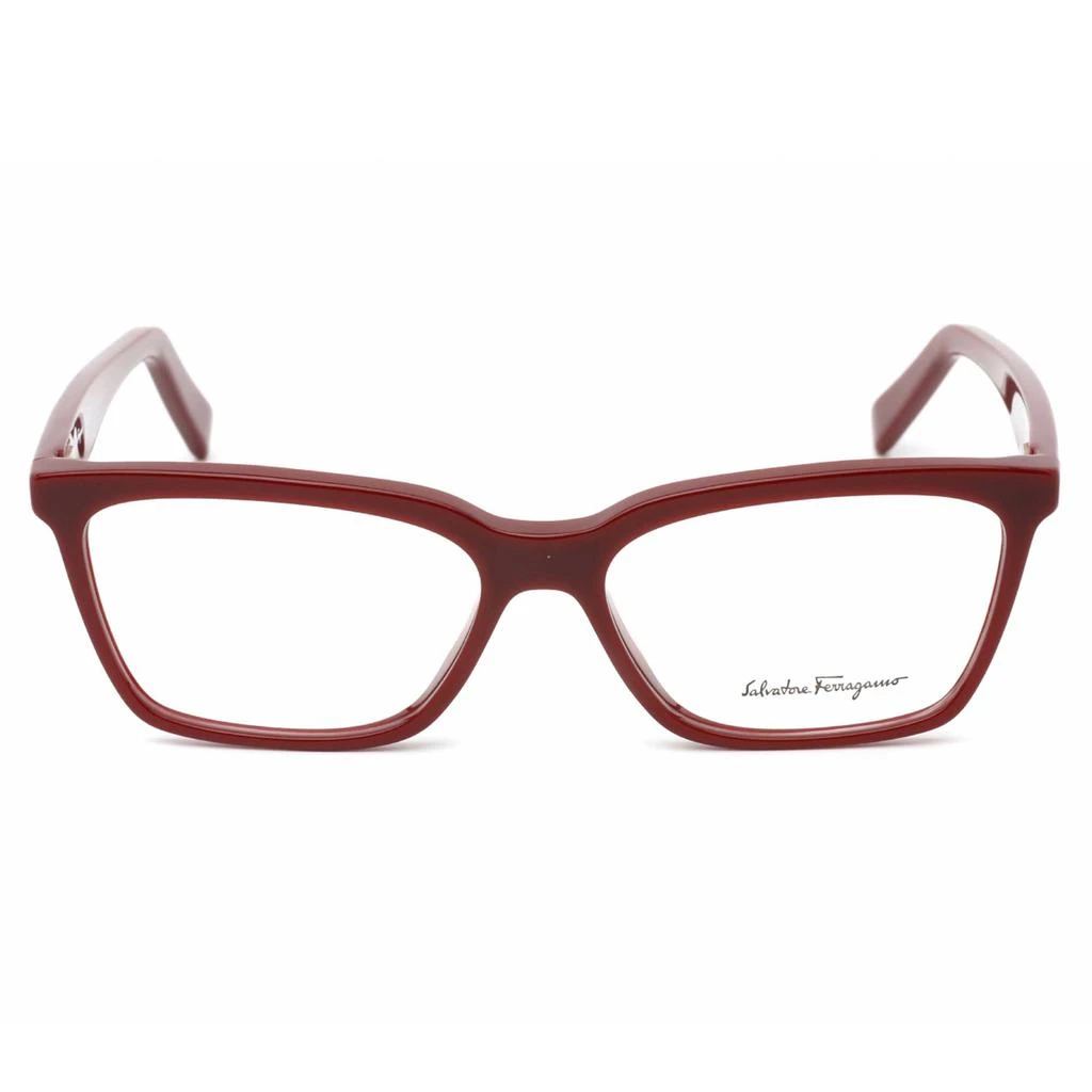商品Salvatore Ferragamo|Salvatore Ferragamo Women's Eyeglasses - Burgundy Full-Rim Plastic Frame | SF2904 601,价格¥396,第2张图片详细描述