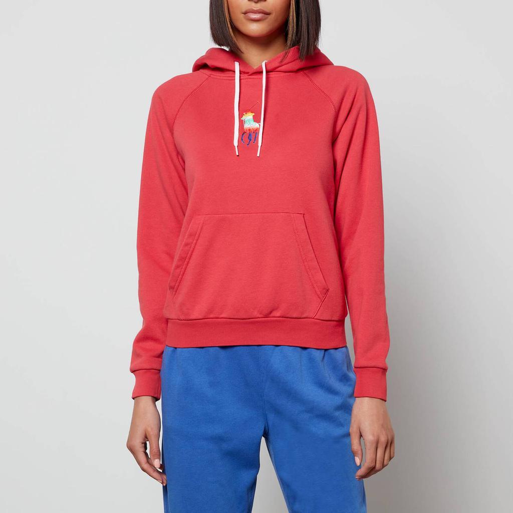 商品Ralph Lauren|Polo Ralph Lauren Women's Shrunken Hooded Top - Starboard Red,价格¥518,第1张图片