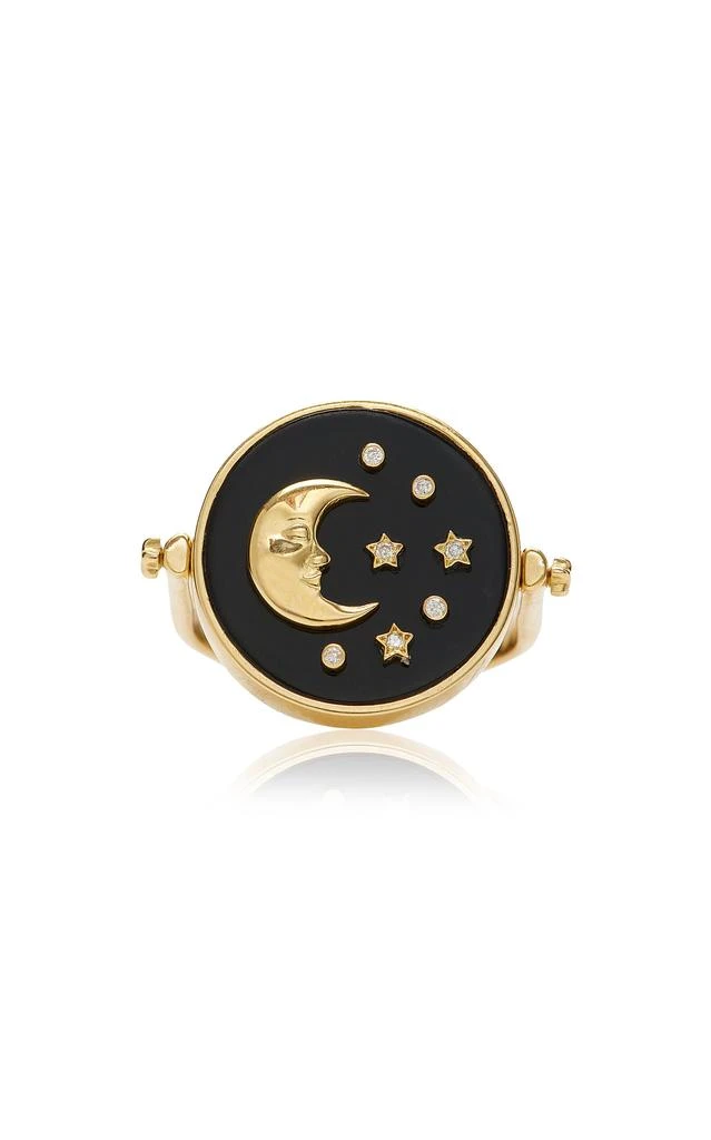 商品L'ATELIER NAWBAR|L'Atelier Nawbar - Day and Night 18K Gold Ring - Multi - US 5 - Moda Operandi - Gifts For Her,价格¥12876,第1张图片