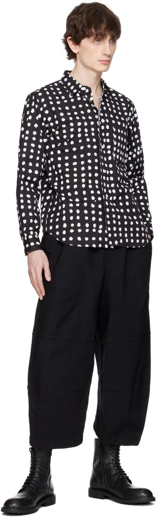 商品Black Comme des Garçons|Black Thick Gabardine Trousers,价格¥2801,第4张图片详细描述