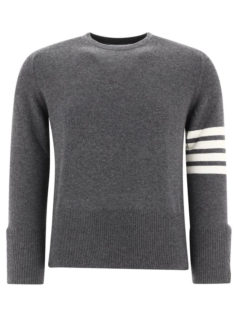 商品Thom Browne|Thom Browne 4-Bar Crewneck Jumper,价格¥5771,第1张图片