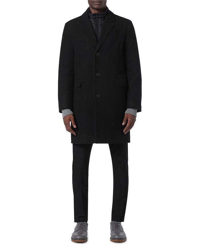 商品Andrew Marc|Sheffield Slim Fit Single Breasted Overcoat,价格¥2505,第1张图片