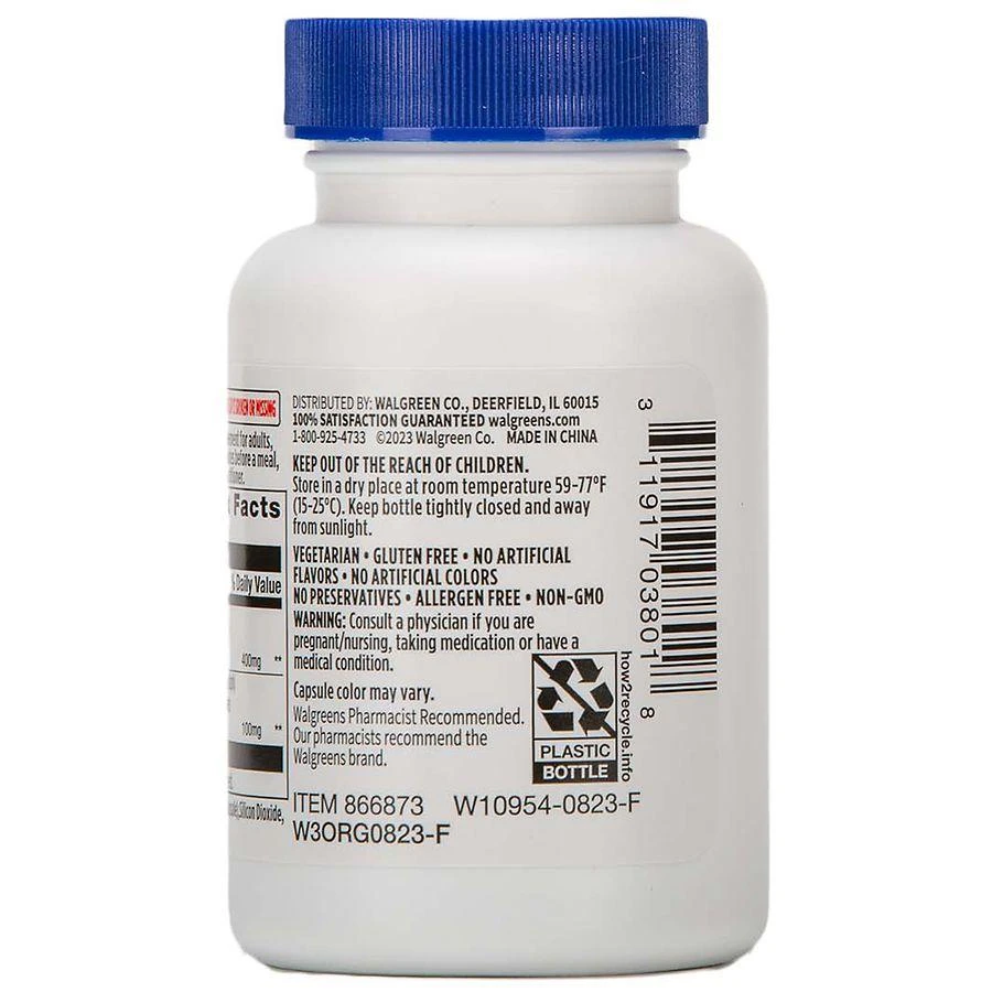 商品Walgreens|Blood Sugar Support Capsules (30 days),价格¥77,第3张图片详细描述