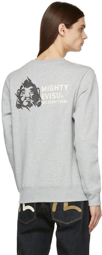 商品Evisu|灰色 Speedy Godhead 套头衫,价格¥2305,第5张图片详细描述