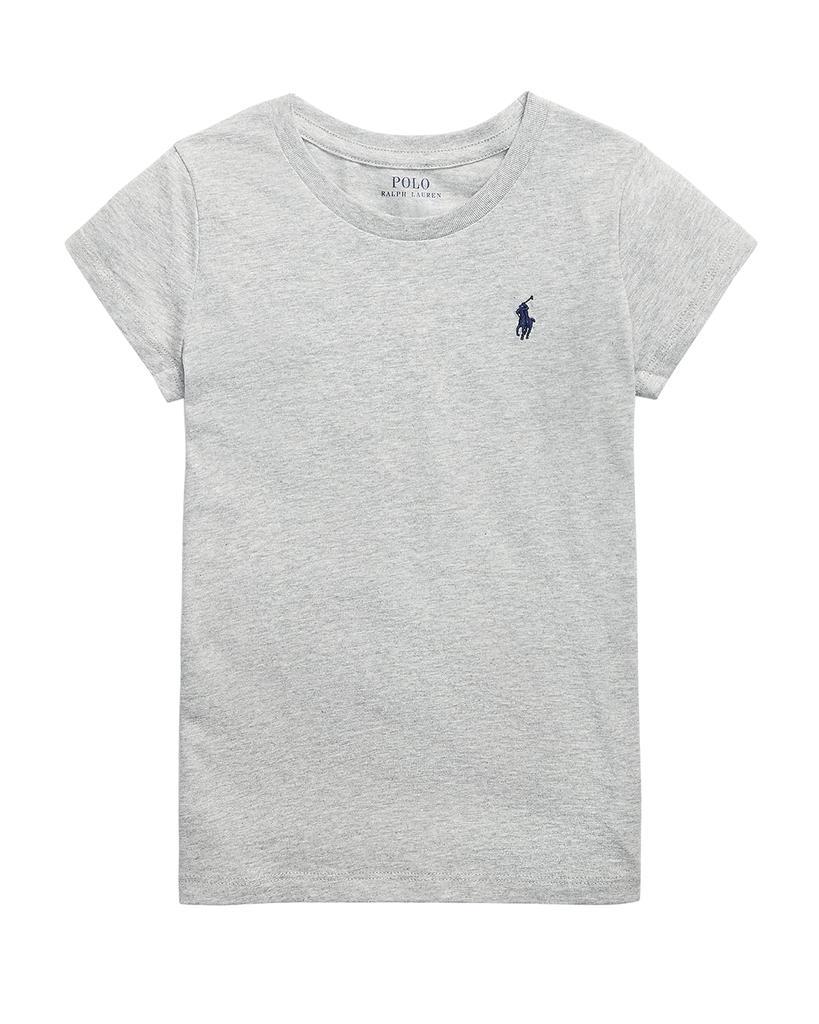 商品Ralph Lauren|Girl's Logo Embroidered T-Shirt, Size S-XL,价格¥206,第1张图片