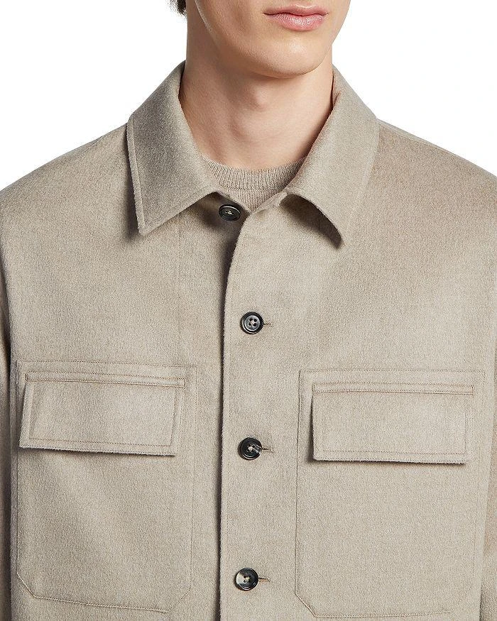商品Zegna|Oasi Cashmere Overshirt,价格¥22396,第4张图片详细描述