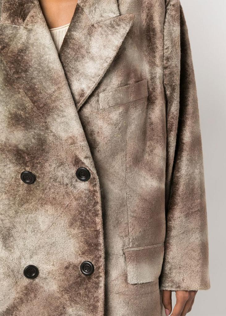 Acne Studios Taupe Grey Tailored Coat商品第4张图片规格展示