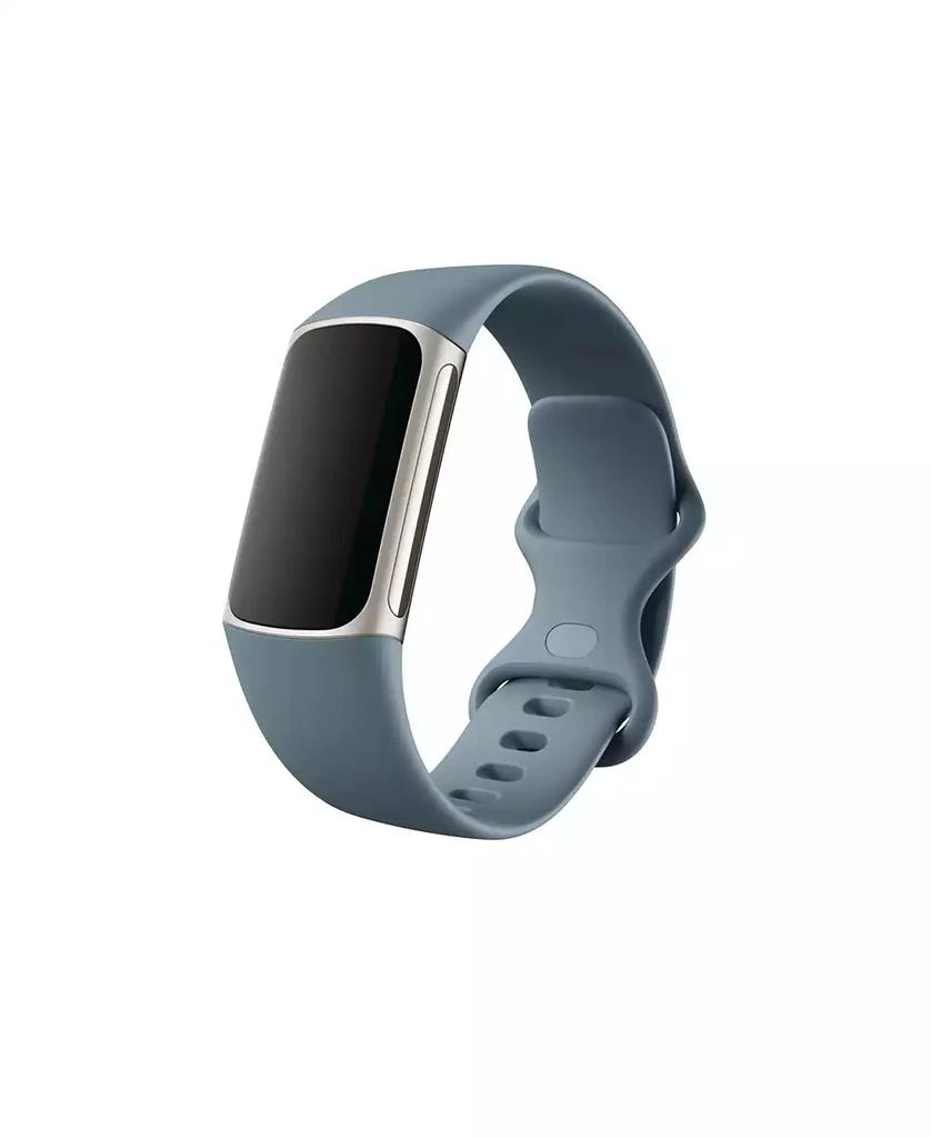 商品Fitbit|Charge 5 Blue Silicone Band Fitness and Health Tracker,价格¥1116,第3张图片详细描述
