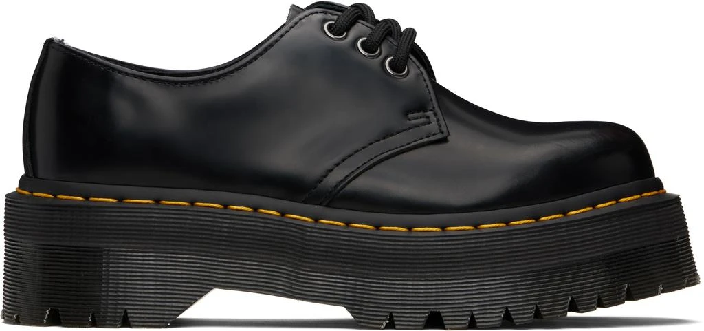 商品Dr. Martens|Black 1461 Smooth Leather Platform Derbys,价格¥1488,第1张图片
