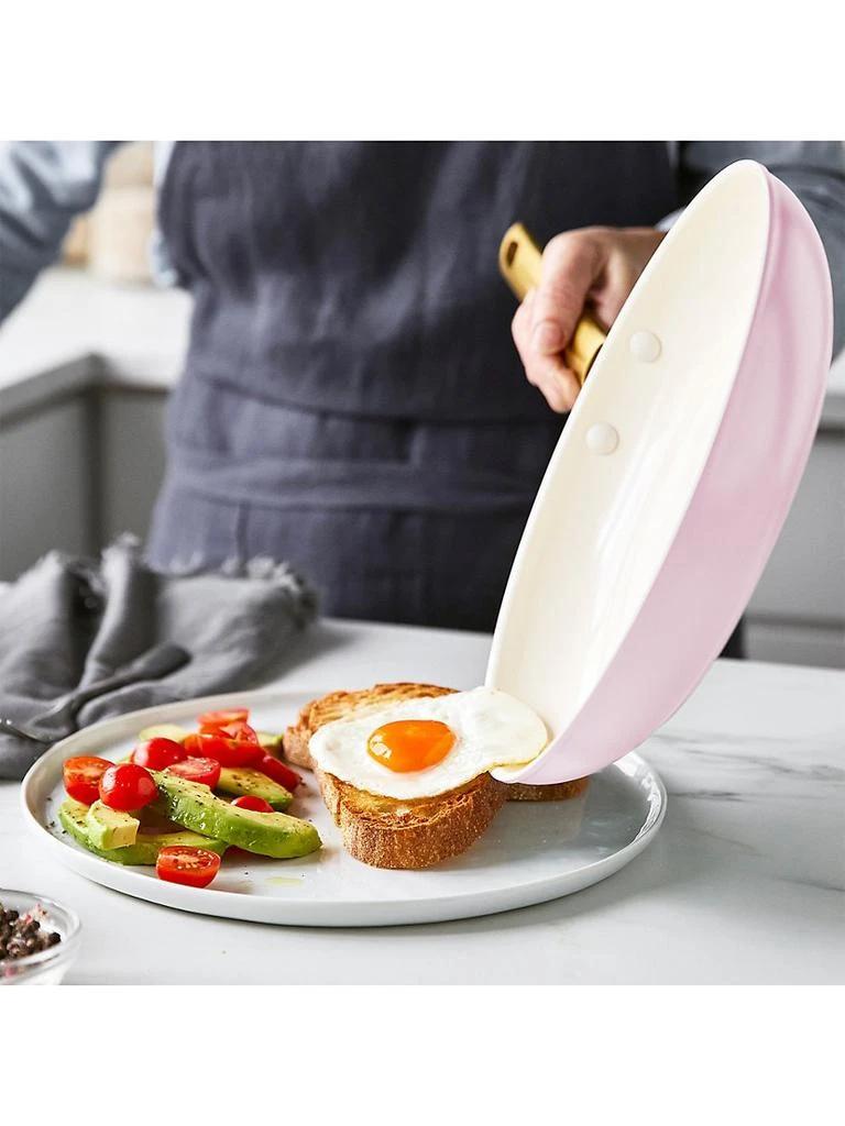 商品Greenpan|Reserve Blush 2-Piece 8-Inch & 10-Inch Ceramic Nonstick Fry Pan Set,价格¥1082,第3张图片详细描述