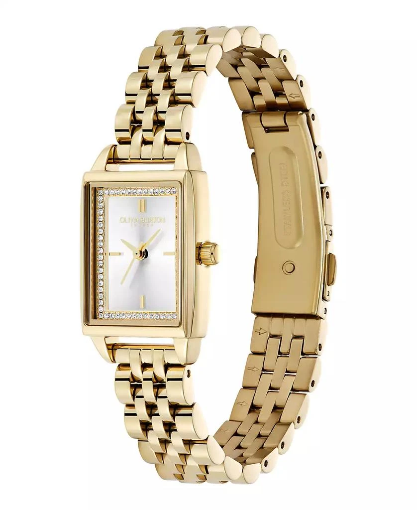 商品Olivia Burton|Women's Quartz Gold-Tone Stainless Steel Bracelet Watch 25.5mm x 20.5mm,价格¥1439,第2张图片详细描述