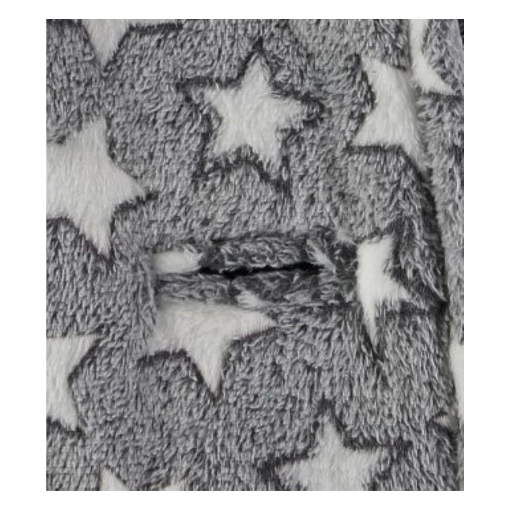 商品S Rothschild & CO|Rothschild Baby Boys Plush Star Print Hooded Carbag Coat,价格¥157,第3张图片详细描述