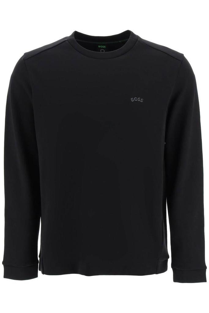 商品Hugo Boss|Boss 'salbo curved' interlock sweatshirt,价格¥662,第1张图片