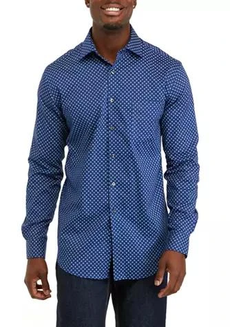 商品Van Heusen|Heusen  Mens Ultra Wrinkle Free Stretch Collar Shirt,价格¥136,第1张图片