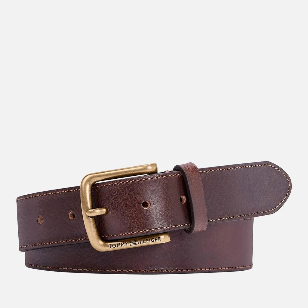 商品Tommy Hilfiger|Tommy Hilfiger Men's Casual Lux Belt - Dark Tan,价格¥321,第1张图片